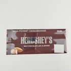 Τυπωμένη συνήθεια Mylar φερμουάρ τσαντών υγρασία τσαντών σοκολάτας συσκευάζοντας - απόδειξη