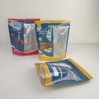 Η στάση επάνω Ziplock φύλλων αλουμινίου στην αποθήκευση τροφίμων Mylar τοποθετεί την υγρασία σε σάκκο - απόδειξη μυρωδιάς απόδειξης για το πρόχειρο φαγητό
