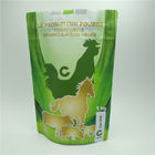 Resealable πλαστικές σακούλες που συσκευάζουν, τσάντα τροφίμων της Pet φερμουάρ για το ζωικό συμπλήρωμα