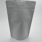1lb άσπρη πλαστική Resealable στάση μεταλλινών επάνω στη σακούλα καφέ με τη βαλβίδα