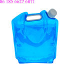 Υπαίθριες αθλητικές πλαστικές σακούλες που συσκευάζουν, 3 γαλόνια που διπλώνουν την τσάντα αποθήκευσης νερού