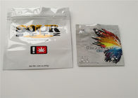 Resealable βοτανική συσκευασία θυμιάματος THC, πλαστικές τσάντες φερμουάρ για τη συσκευασία χαπιών