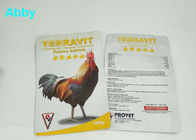 Κενές τσάντες σφραγίδων τροφίμων εγγράφου της Kraft, δευτερεύουσα σακούλα σφραγίδων τρεις για τη συσκευασία τροφίμων πουλερικών