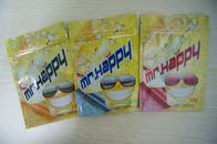 Πλαστικές τσάντες φερμουάρ βαθμού τροφίμων 8 χρώματα για το προϊόν 46 CBD * 33 * 30cm