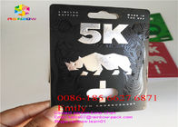Συσκευασία καρτών φουσκαλών χρώματος CMYK για τα αρσενικά χάπια 12000 PC MOQ φύλων