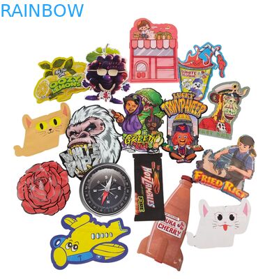 Τρώσιμα 3.5g Mylar Bags Ziplock Ειδικό σχήμα Γλυκά βότανα Biscuit Gummy Packaging