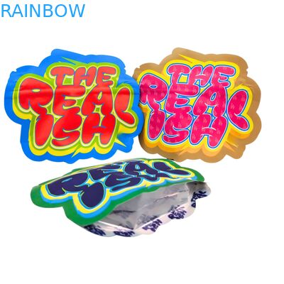 3.5g 7g 14g Ziplock Mylar Bag Τρώσιμο Παιδικά Ασφαλές Αλουμινένιο Φόλιο για Κουκίνια