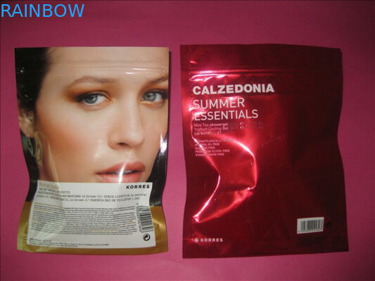 CMYK, Pantone PET/Al/καλλυντική συσκευάζοντας τσάντα PE για την υγρή πετσέτα, δύναμη μαργαριταριών