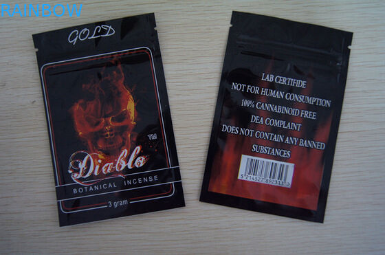 Συνήθεια PET/VMPET/PE βοτανική συσκευασία θυμιάματος 100 μικρού