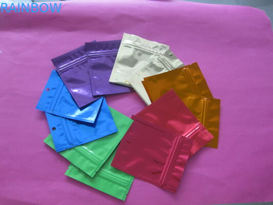 Σαφής Ziplock συσκευασία τσαντών πρόχειρων φαγητών τροφίμων Mylar με την εγκοπή δακρυ'ων