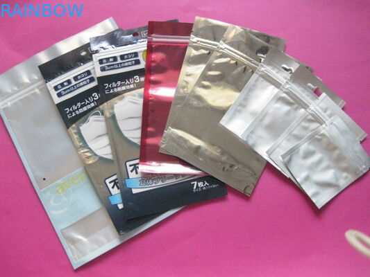 120 mic τρία η πλευρά σφράγισε τη συσκευασία τσαντών πρόχειρων φαγητών με την κορυφή φερμουάρ με Gravure την παγίδα που τυπώθηκε