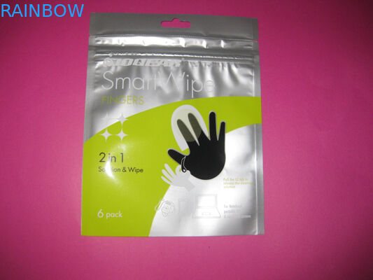 Φιλική συσκευασία σακουλών φύλλων αλουμινίου αργιλίου Eco με την κλειδαριά φερμουάρ για το φασόλι