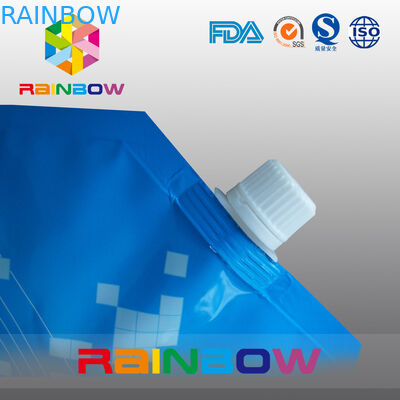 3L η απόδειξη νερού διαφανής ή η στάση εκτύπωσης ρίχνει επάνω την υγρή τσάντα μπουκαλιών σακουλών