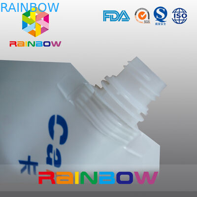 3L η απόδειξη νερού διαφανής ή η στάση εκτύπωσης ρίχνει επάνω την υγρή τσάντα μπουκαλιών σακουλών