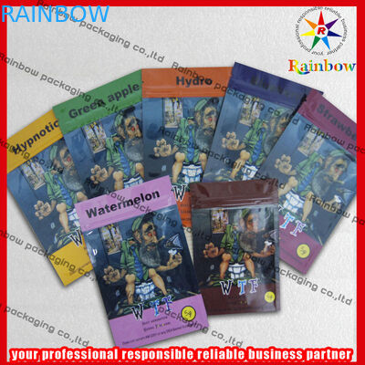 Ζωηρές σακούλες θυμιάματος εκτύπωσης βοτανικές, τσάντα φύλλων αλουμινίου αργιλίου