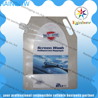 Η σαφής συσκευασία σακουλών σωλήνων της Pet με κρεμά την τρύπα για τα μη αλκοολούχα ποτά