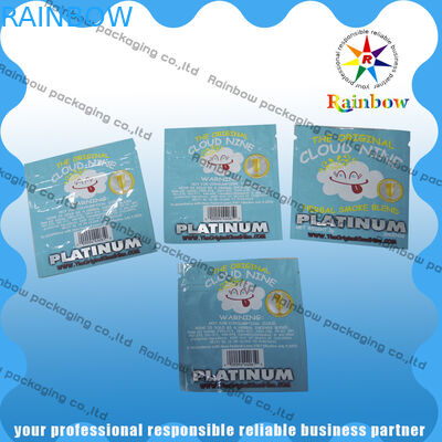 Σύννεφο 9 βοτανικές πλαστικές τσάντες φερμουάρ θυμιάματος με το φερμουάρ για το σπίτι