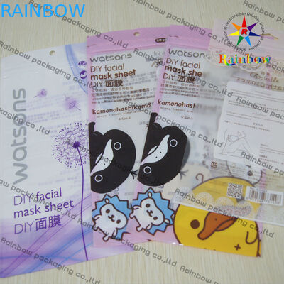 Μοντέρνη πλαστική καλλυντική συσκευάζοντας τσάντα PVC με τη 1 σαφείς πλευρά και την εκτύπωση