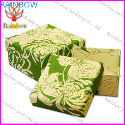 Συσκευάζοντας κιβώτια εγγράφου πολυτέλειας κοσμημάτων, κουτιά από χαρτόνι σχεδίου συνήθειας