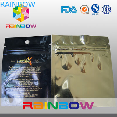 Επίπεδες τρεις πλευρές σφράγισαν το mylar φερμουάρ φύλλων αλουμινίου με την τρύπα hange