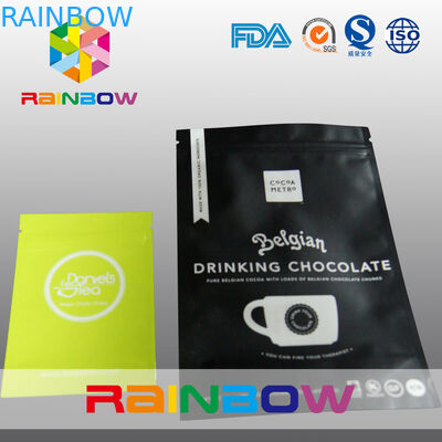 Επίπεδες τρεις πλευρές σφράγισαν το mylar φερμουάρ φύλλων αλουμινίου με την τρύπα hange