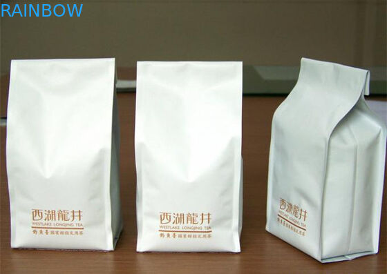 Οι κεραμικές συσκευάζοντας σακούλες τσαγιού σφραγίδων τετραγώνων στέκονται επάνω δευτερεύον Gusset