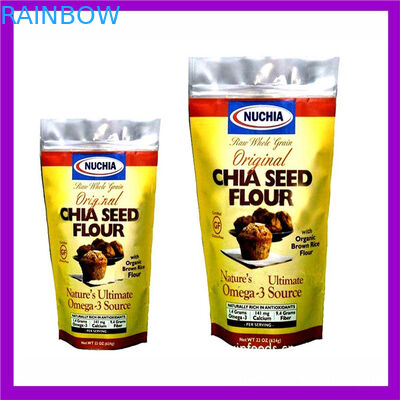 Συσκευασία σακουλών φύλλων αλουμινίου φερμουάρ, Ziplock ρύζι/συσκευάζοντας σακούλα τσαγιού