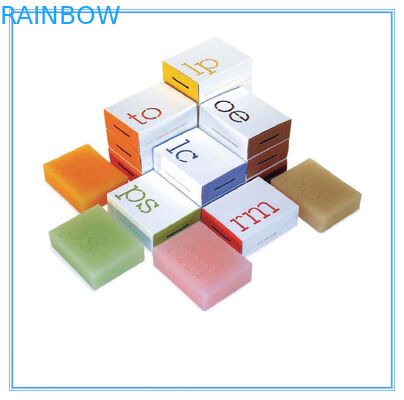 Συσκευασία κιβωτίων εγγράφου εκτύπωσης Cusomized, χέρι - γίνοντα συσκευάζοντας κιβώτιο σαπουνιών