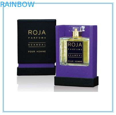 Τέχνης συσκευάζοντας κιβώτιο αρώματος εγγράφου πορφυρό ανακυκλώσιμο με το κατώτατο σημείο