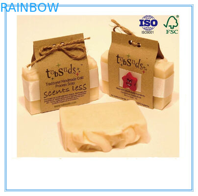 Ανακυκλωμένη συνήθεια κιβωτίων συσκευασίας σαπουνιών εγγράφου που τυπώνεται με τη σειρά περάτωσης