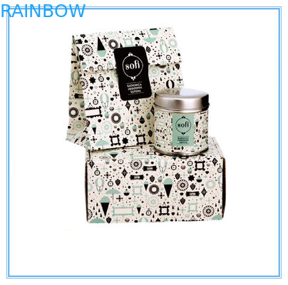 Πτυσσόμενη συσκευασία κιβωτίων εγγράφου μόδας για το σαπούνι/κόσμημα με το καπάκι