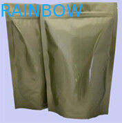 Στιλπνό φύλλο αλουμινίου αργιλίου συνήθειας που συσκευάζει τη χρυσή στάση ΕΠΑΝΩ με Ziplock