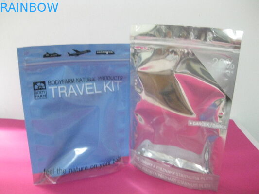 Στιλπνή ασημένια στάση της Noni πρόχειρων φαγητών επάνω στο φύλλο αλουμινίου αργιλίου τσαντών σακουλών με Ziplock