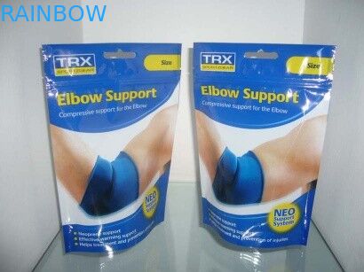 Ο αθλητισμός τύπωσε τις πλαστικές σακούλες στάσεων επάνω που συσκευάζουν με Ziplock/δακρυ'ων την εγκοπή