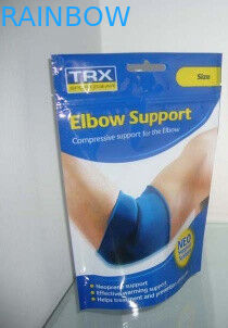 Ο αθλητισμός τύπωσε τις πλαστικές σακούλες στάσεων επάνω που συσκευάζουν με Ziplock/δακρυ'ων την εγκοπή