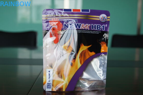 Στάση επάνω στο πλαστικό συσκευάζοντας φερμουάρ σακουλών τροφίμων της Pet για το κοτόπουλο