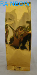 Η σακούλα φύλλων αλουμινίου φασολιών καφέ που συσκευάζει Gloden συγκολλά με θερμότητα με την αξία εξαέρωσης