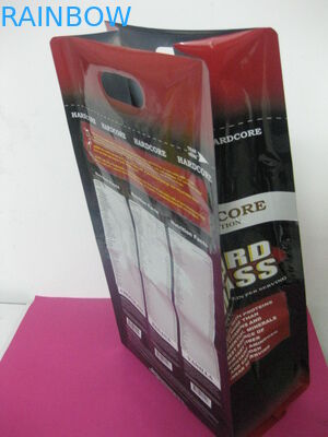 Τυπωμένες δευτερεύουσες Gusset πλαστικές σακούλες που συσκευάζουν, συσκευασία φασολιών καφέ τρυπών διατρήσεων