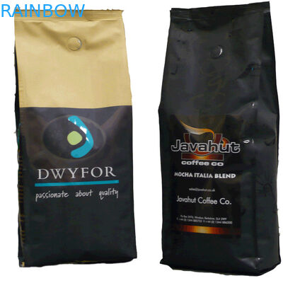 Η μεταλλίνη τελειώνει τις τετραγωνικές τσάντες φύλλων αλουμινίου κατώτατου αργιλίου με τη βαλβίδα/το φερμουάρ