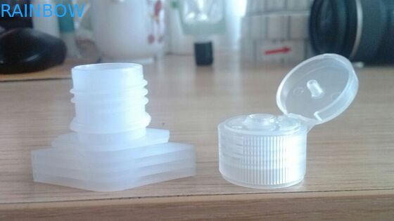 Μπλε πλαστική σακούλα σωλήνων ουρανού συνήθειας που συσκευάζει τη συσκευασία ποτών χυμού από πορτοκάλι