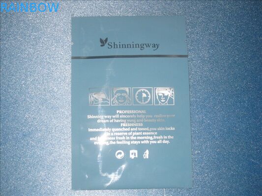 Μπλε Shinny τρόπων πλούσια υγρασία τσαντών φύλλων αλουμινίου καλλυντική συσκευάζοντας για την ειδική μάσκα