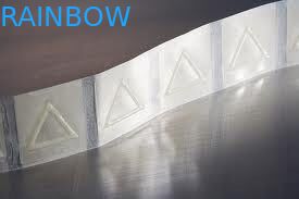 Το ανακυκλώσιμο σαφές τρίγωνο συρρικνώνεται την αφής προειδοποίηση ετικετών μανικιών για Blindman/τις αυτοκόλλητες ετικέττες