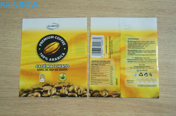 Η θερμότητα Macchiato Pet καφέδων συρρικνώνεται Sleeving για τη συσκευασία φλυτζανιών καφέ