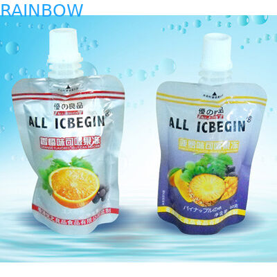 Πλαστική σακούλα σωλήνων συνήθειας για τη συσκευασία χυμού φρούτων/υγρές τσάντες με τους σωλήνες