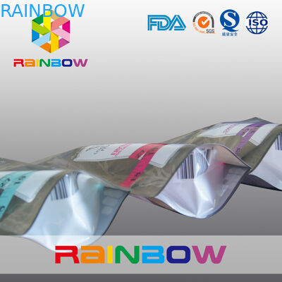 Στάση επάνω στις τσάντες πρόχειρων φαγητών φερμουάρ/πλαστική συσκευασία τροφίμων για τον ίσο γλυκαντικών ουσιών