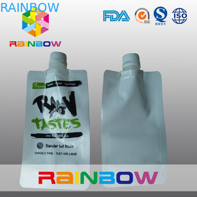 Τοποθετημένο σε στρώματα νάυλον 3 - δευτερεύουσα άσπρη σακούλα σωλήνων που συσκευάζει το αυτοματοποιημένο τυπωμένο λογότυπο