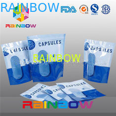 Η στάση επάνω στις σακούλες φύλλων αλουμινίου αλουμινίου Vertival καθαρίζει το παράθυρο για τις κάψες