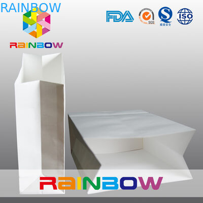 Το ανακυκλωμένο τετραγωνικό κατώτατο σημείο προσάρμοσε τις τσάντες εγγράφου/τις τυπωμένες τσάντες αγορών εγγράφου