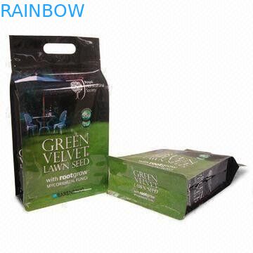 Μη - τοξική πλαστική σακούλα τροφίμων της Pet με το επίπεδο κατώτατο σημείο και τη λαβή