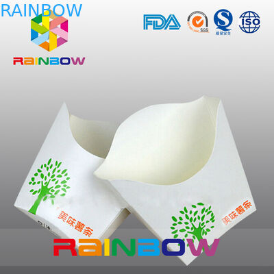 το προσαρμοσμένο προϊόν μίας χρήσης παίρνει μαζί το συσκευάζοντας κιβώτιο τηγανιτών πατατών εγγράφου επίπεδων κατώτατων σημείων